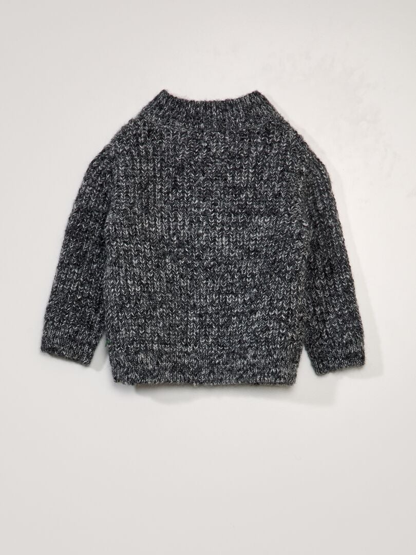 Pull col camionneur Gris - Kiabi
