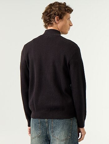 Pull col camionneur grosse jauge