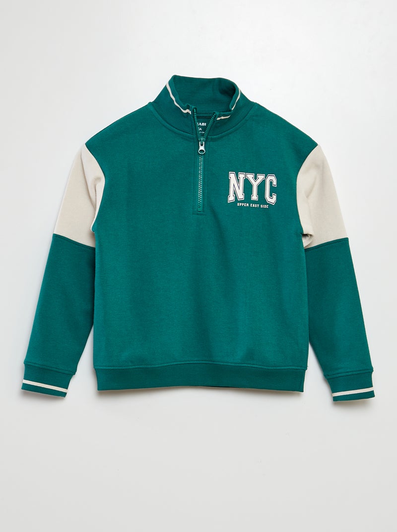 Pull col camionneur Vert - Kiabi