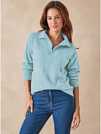 Pull col camionneur zippé - DAXON