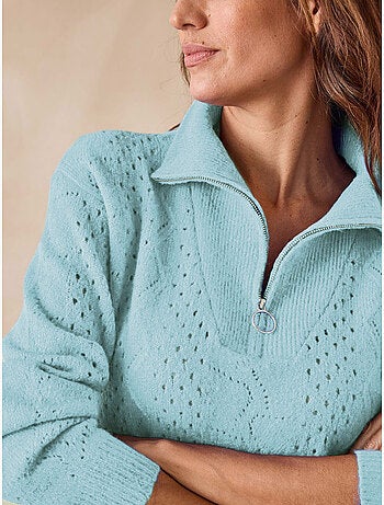 Pull col camionneur zippé - DAXON