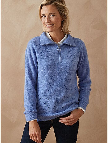 Pull col camionneur zippé - DAXON