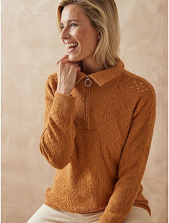 Pull col camionneur zippé - DAXON