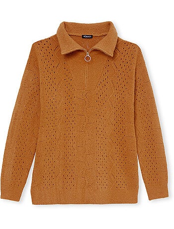 Pull col camionneur zippé - DAXON