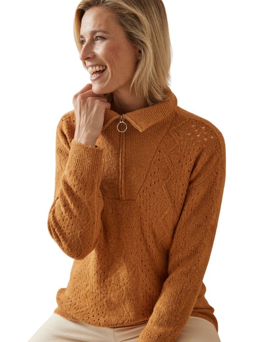 Pull col camionneur zippé - DAXON - Kiabi