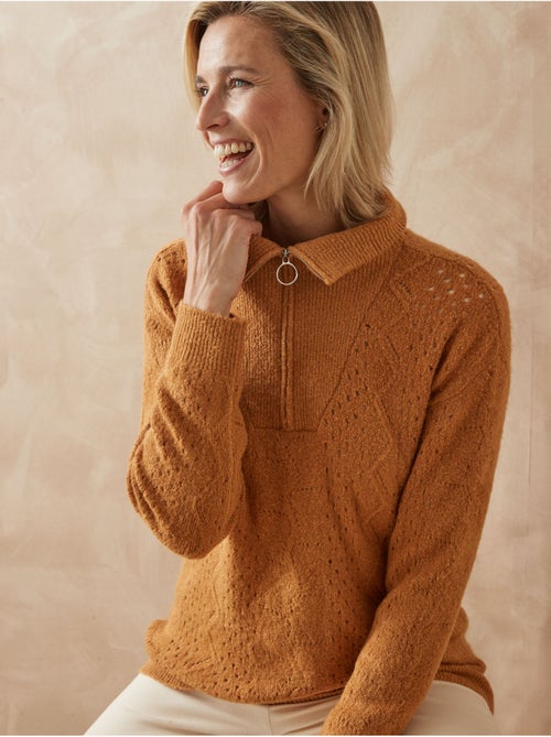 Pull col camionneur zippé - DAXON - Kiabi