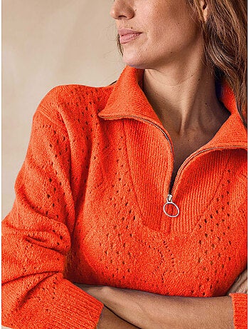 Pull col camionneur zippé - DAXON