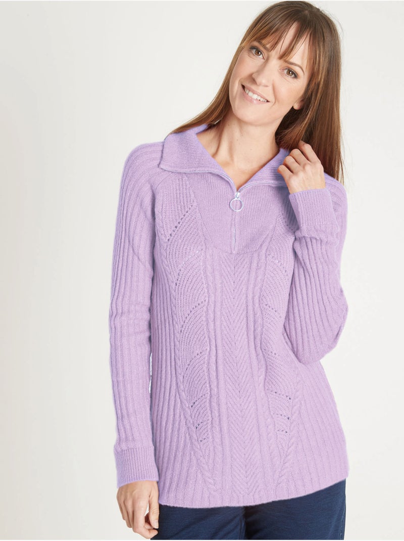 Pull col camionneur zippé - DAXON Parme - Kiabi