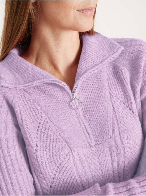 Pull col camionneur zippé - DAXON - Kiabi