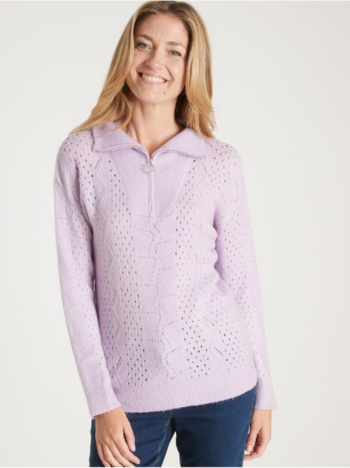 Pull col camionneur zippé - DAXON - Kiabi