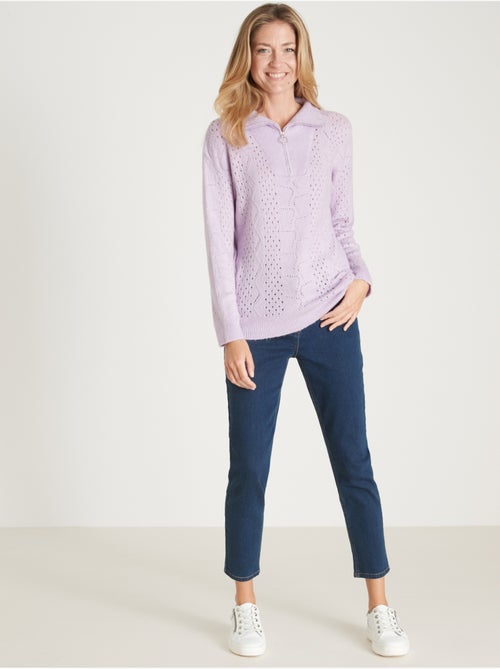 Pull col camionneur zippé - DAXON - Kiabi