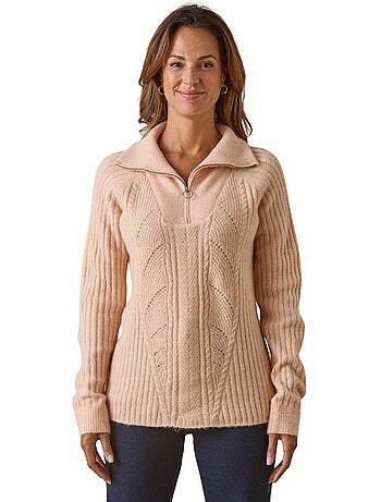 Pull col camionneur zippé - DAXON