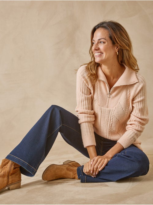 Pull col camionneur zippé - DAXON - Kiabi