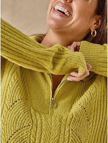 Pull col camionneur zippé - DAXON