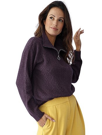 Pull col camionneur zippé - DAXON