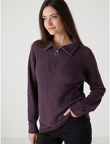 Pull col camionneur zippé - DAXON