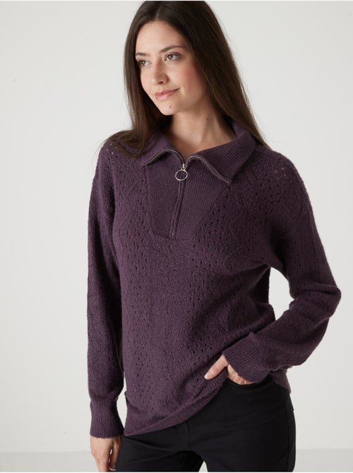 Pull col camionneur zippé - DAXON - Kiabi