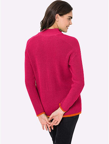 Pull Col Camionneur Zippé - Taille Standard - helline