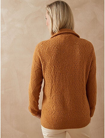 Pull col camionneur zippé