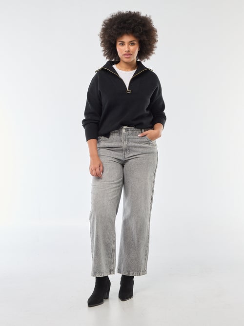 Pull col camionneur zippé - Kiabi