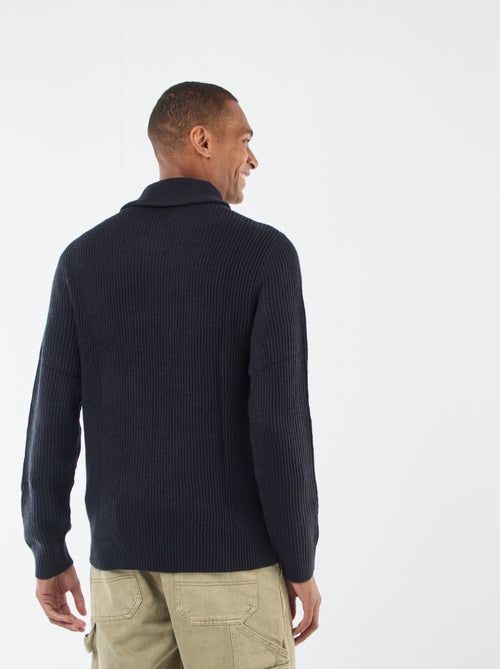 Pull col chale uni - Kiabi