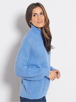 Pull col cheminée - Kiabi