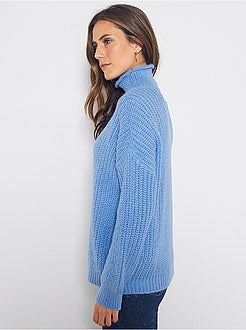 Pull col cheminée - Kiabi