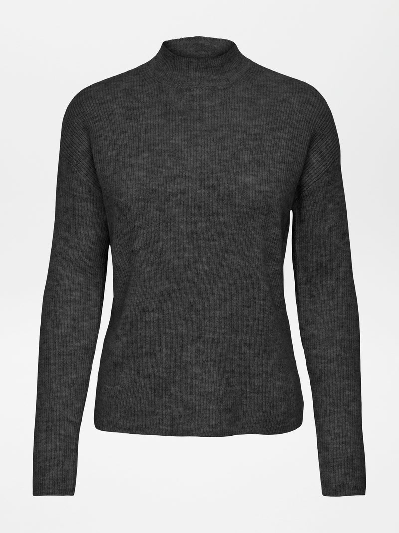Pull col cheminée 'JDY' GRIS - Kiabi