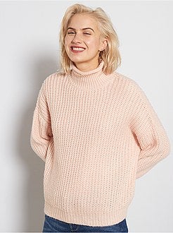 Pull col cheminée - Kiabi