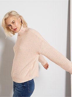 Pull col cheminée - Kiabi