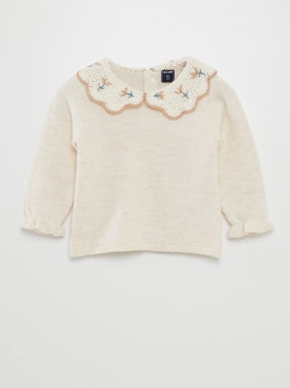 Pull col claudine