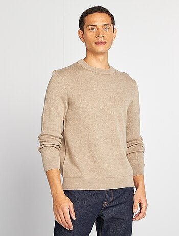 Pull col en maille fine jauge