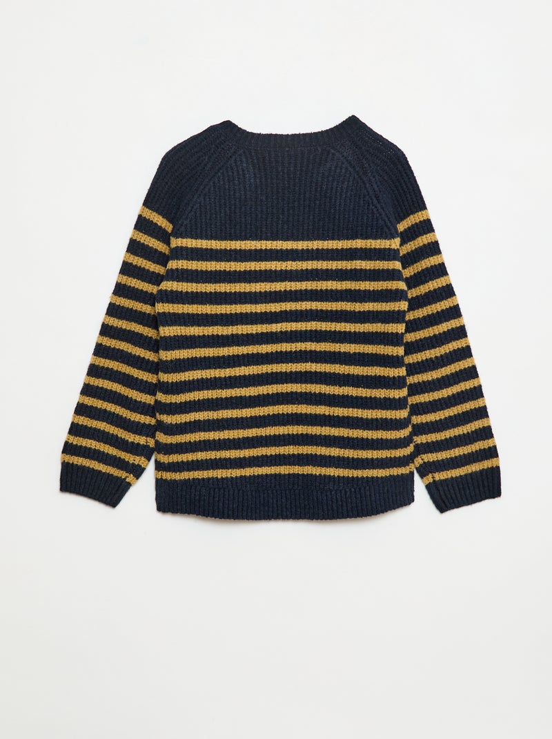 Pull col montant à double ouverture zippée So Easy Bleu Kiabi 14 00€