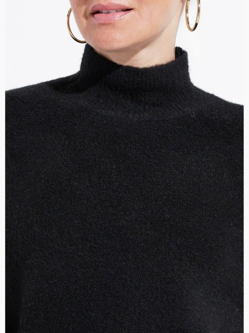 Pull col montant en maille duveteuse - afibel - Kiabi Pull col montant en maille duveteuse - afibel - Kiabi