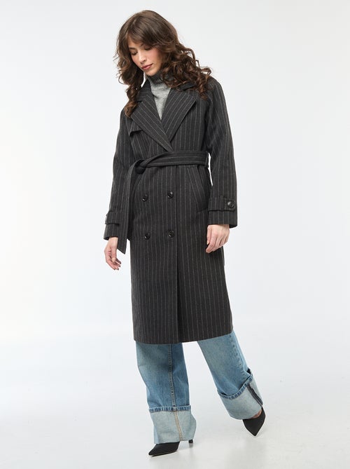 Pull col montant en maille grosse jauge - Kiabi