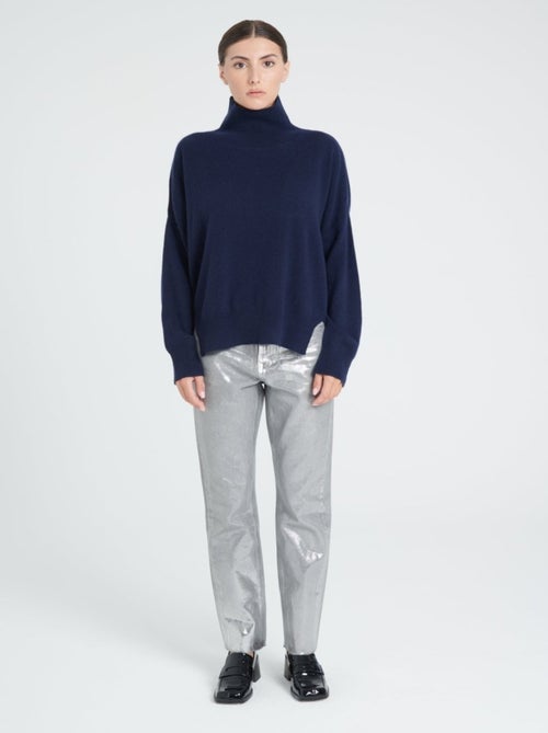 Pull col montant femme 100% cachemire - zaya 13 - Kiabi