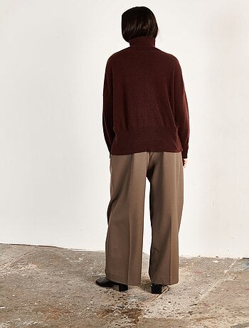 Pull col montant femme 100% cachemire - ZAYA 13