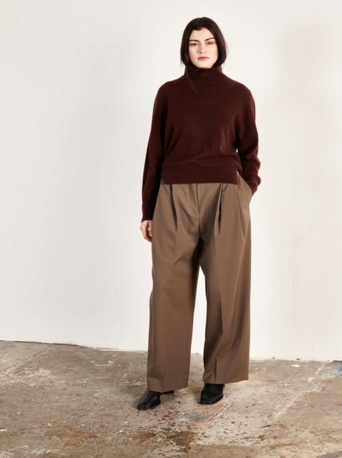 Pull col montant femme 100% cachemire - ZAYA 13 - Kiabi