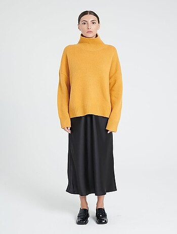 Pull col montant femme 100% cachemire 10 fils - ZAYA 3