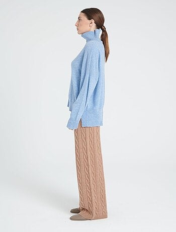 Pull col montant femme en cachemire - ZAYA 13