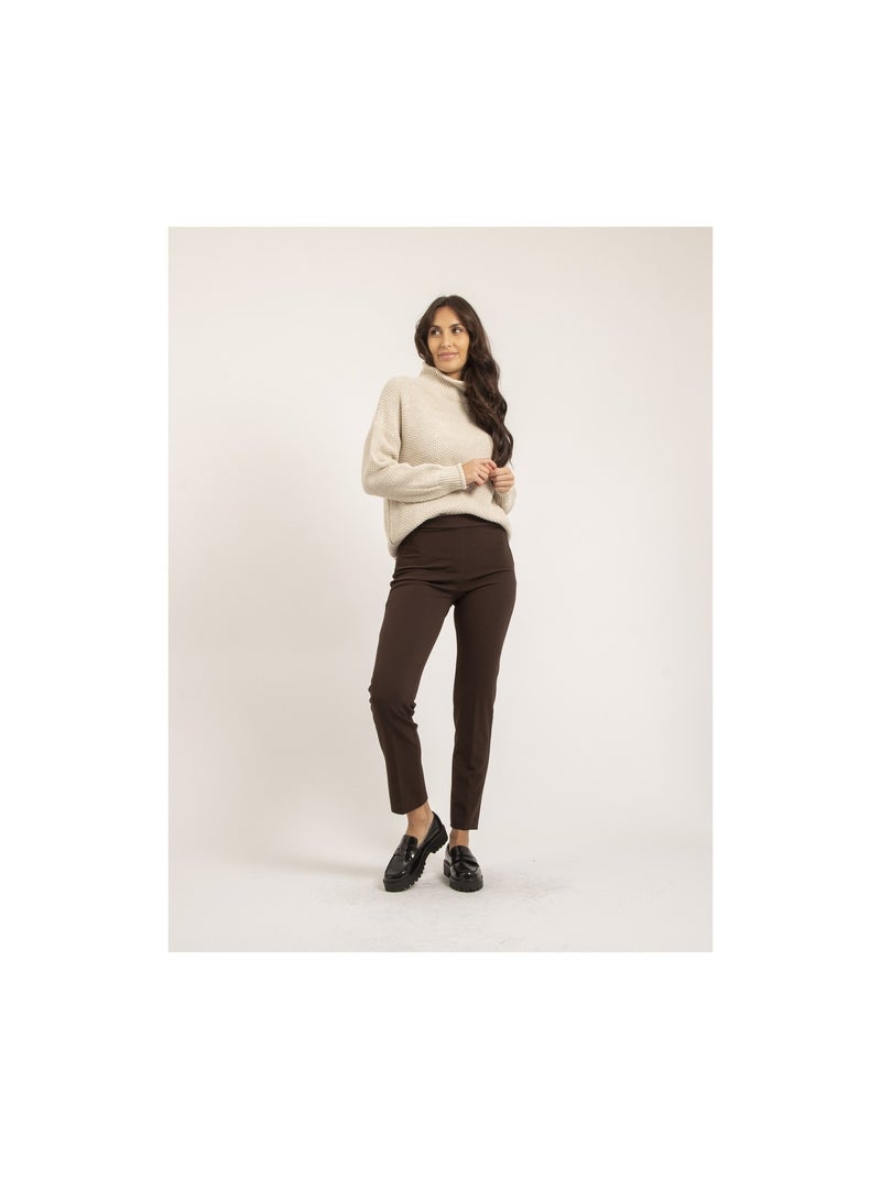 Pull col montant KIANTY Ecru - Kiabi