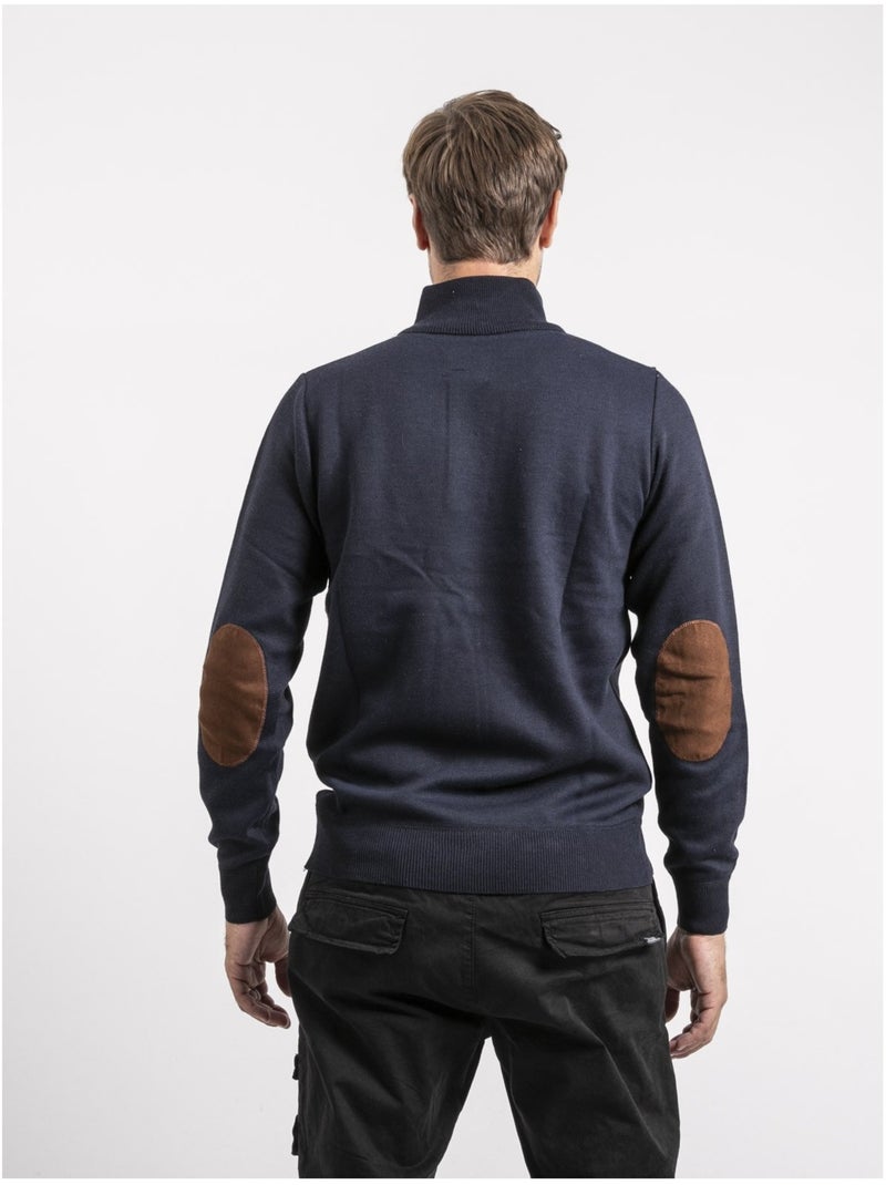 Pull col montant LABERVIL Marron - Kiabi