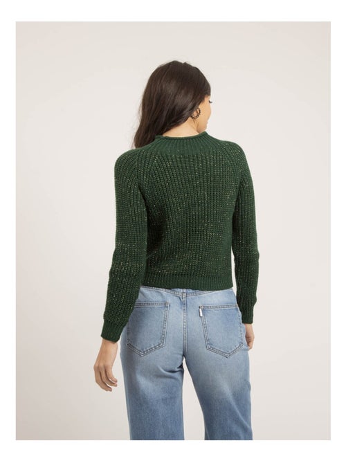 Pull col montant lurex KAMPALA - Kiabi