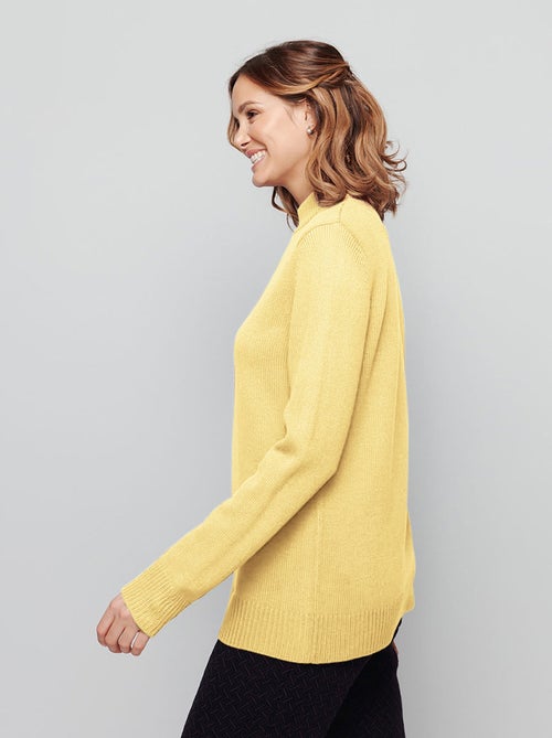 Pull col montant maille épaisse - Afibel - Kiabi