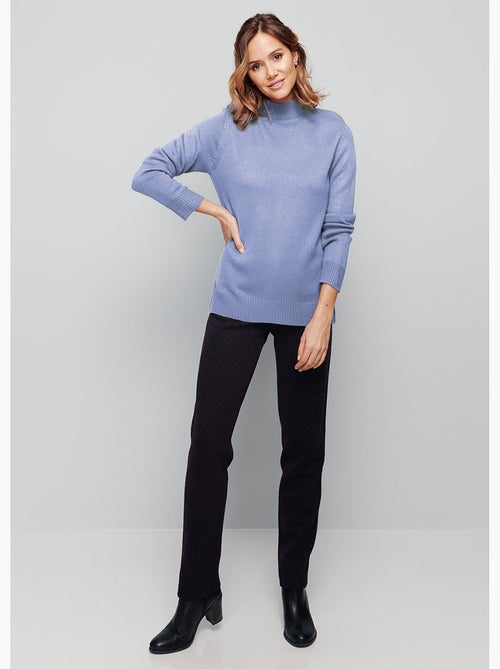 Pull col montant maille épaisse - Afibel - Kiabi