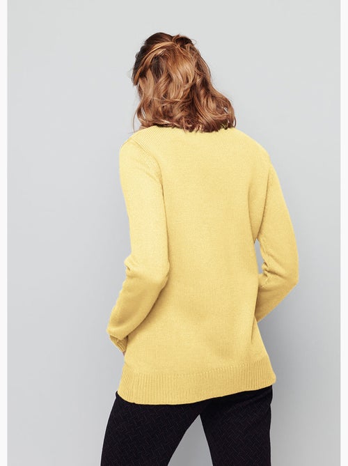 Pull col montant maille épaisse - Afibel - Kiabi