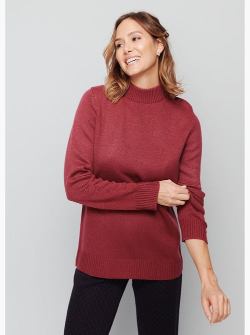 Pull col montant maille épaisse - Afibel - Kiabi