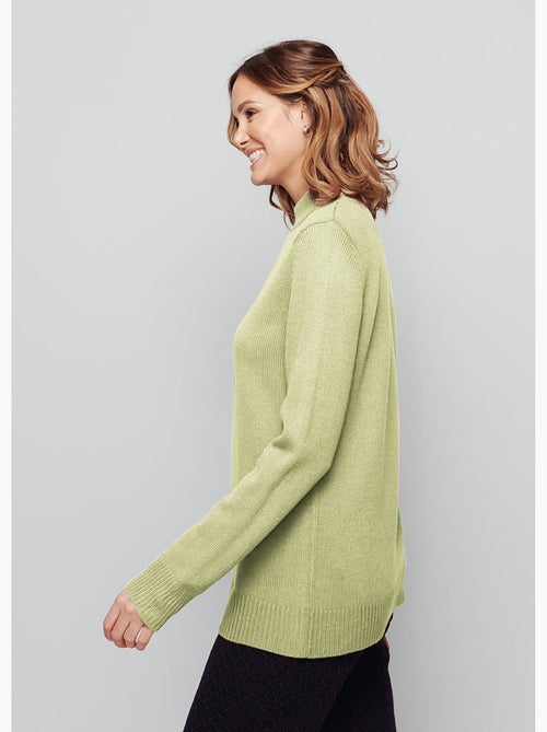Pull col montant maille épaisse - Afibel - Kiabi