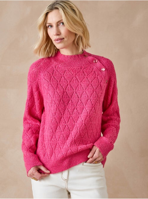 Pull col montant maille fantaisie - DAXON - Kiabi Pull col montant maille fantaisie - DAXON - Kiabi