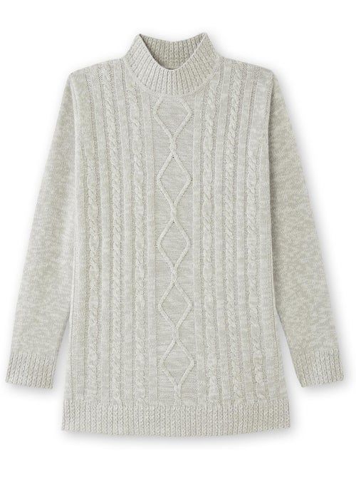 Pull col montant maille torsadée - DAXON - Kiabi